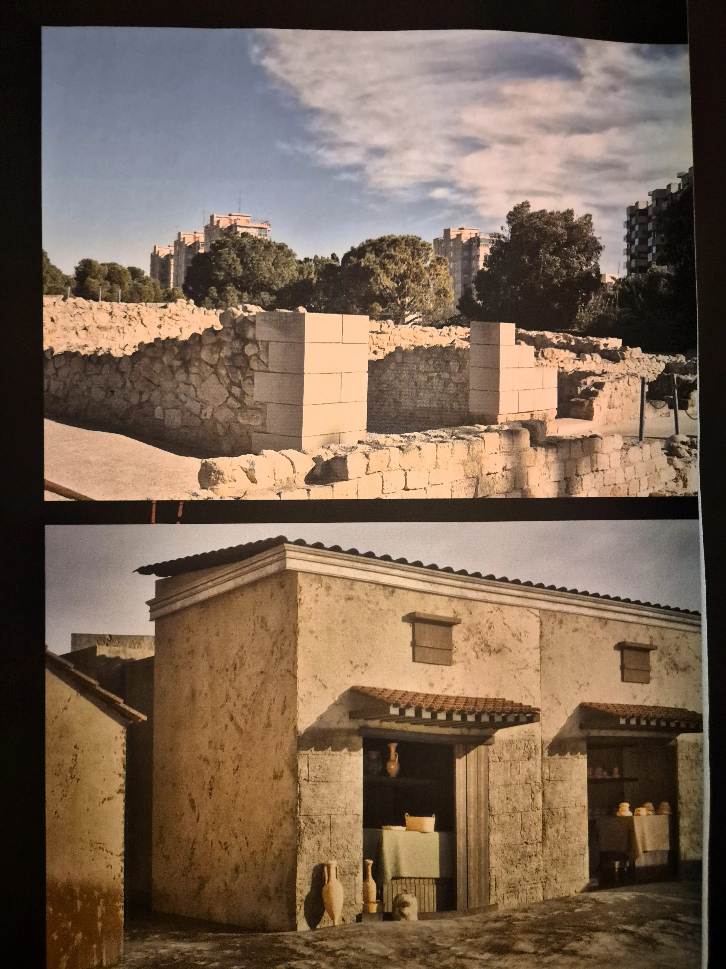 商鋪門檻和木板門