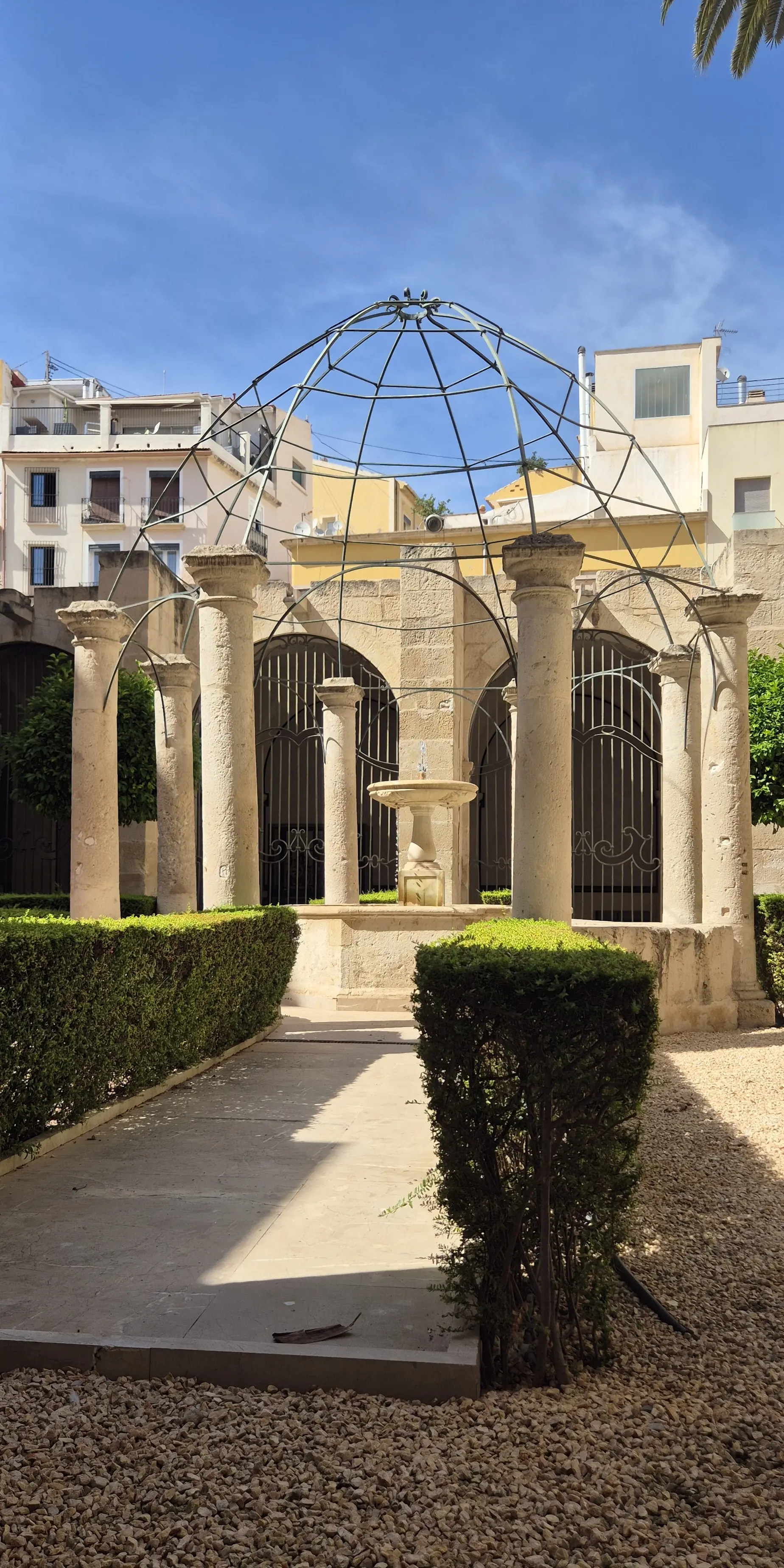 喜歡庭院和噴泉